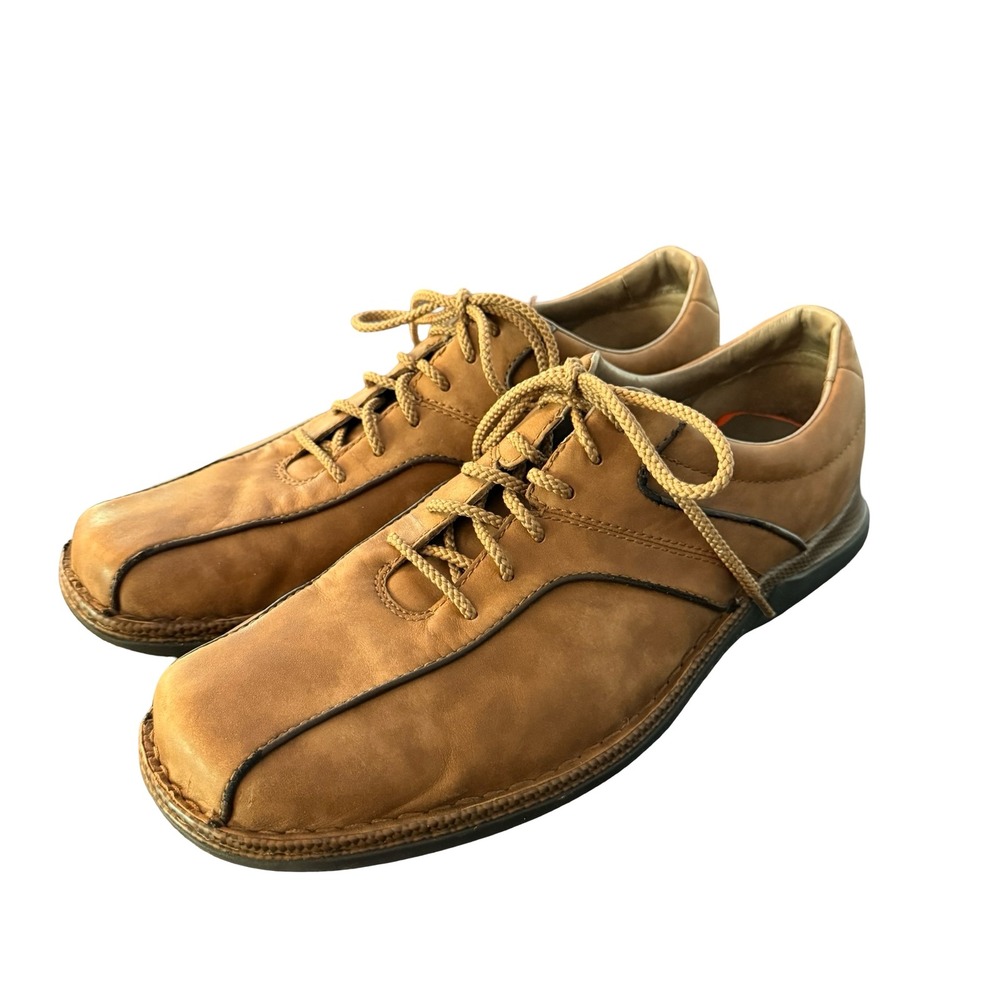Merrell Concourse Twine Bronte Mens 14 Brown Leather Lace Up Casual Shoes Oxford